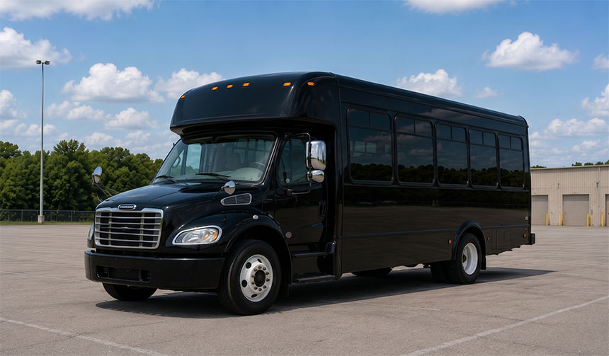 18-passenger minibus available for charter in Roanoke, VA