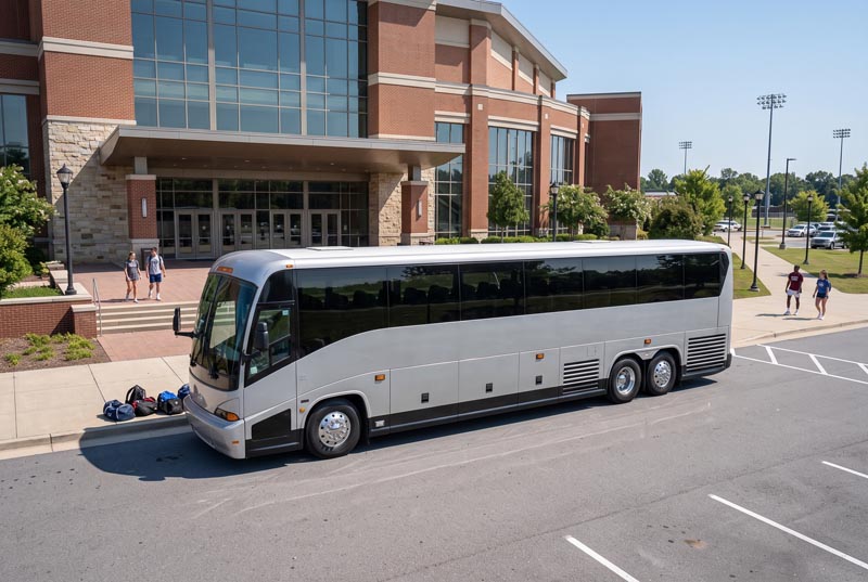 Sports Team Charter Bus Rentals in Roanoke, VA